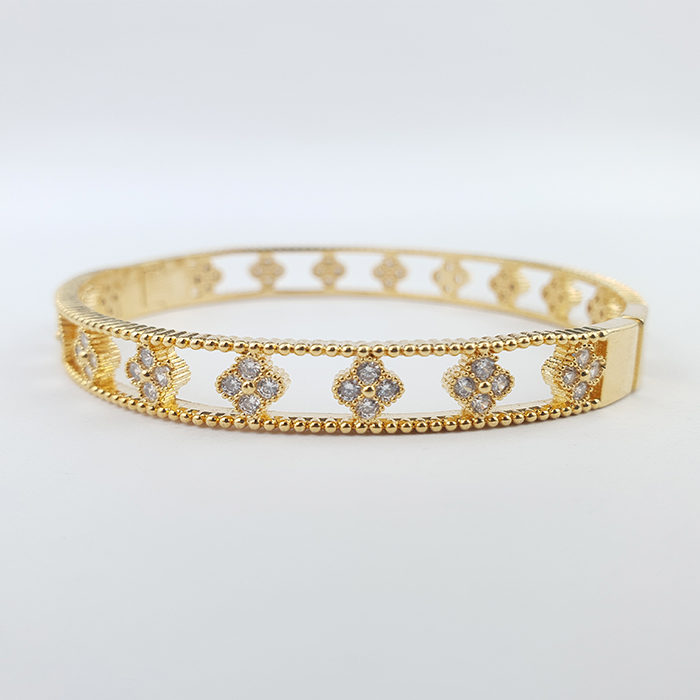 Bracelete Flores e Zircônias Beatriz