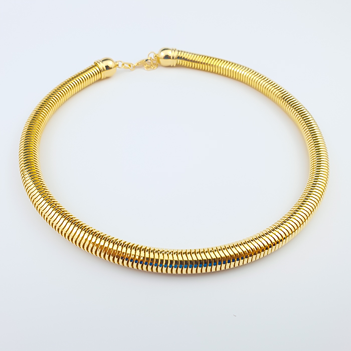 Colar Choker Melissa Escamado Dourado