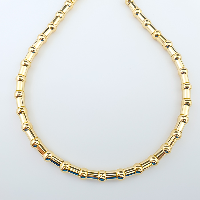Colar Choker Elos Dourados