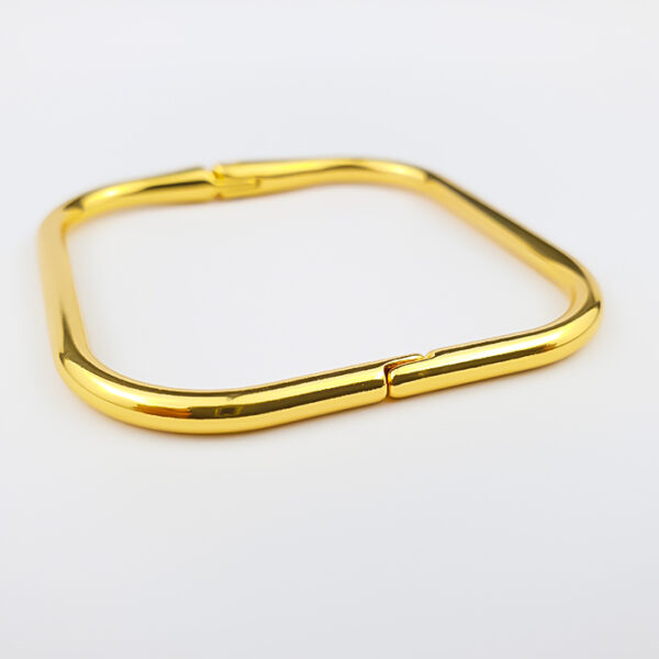 Bracelete Brenda Quadrado Dourado - Imagem 2
