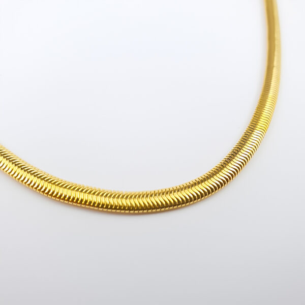Colar Juliana Escamado Dourado - Imagem 2