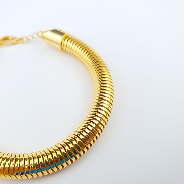 Pulseira Melissa Escamada Dourada - Imagem 2