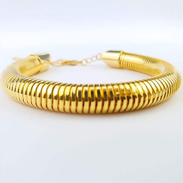 Pulseira Melissa Escamada Dourada - Imagem 3