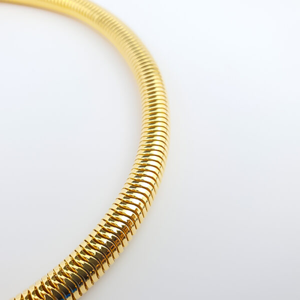 Colar Choker Melissa Escamado Dourado - Imagem 3