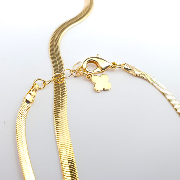 Conjunto Colar e Pulseira Trevo da Sorte - Imagem 5