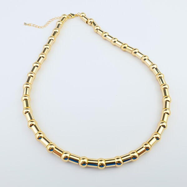 Colar Choker Elos Dourados - Imagem 2