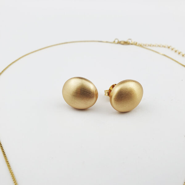 Conjunto Mariana Ouro Fosco e Zircônias - Imagem 4